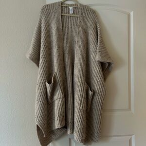 Aerie Oversized Sweater Shawl